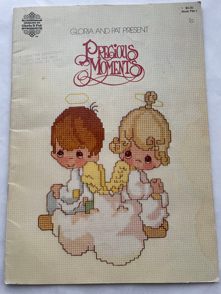 1980 Cross Stitch Pattern Book - Precious Moments – Lucky DeLuxe Fabrics